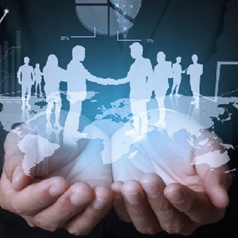 hands global graphic