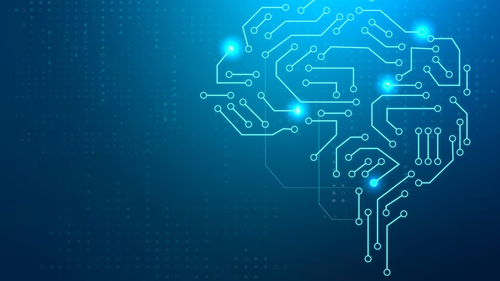 ai technology brain background
