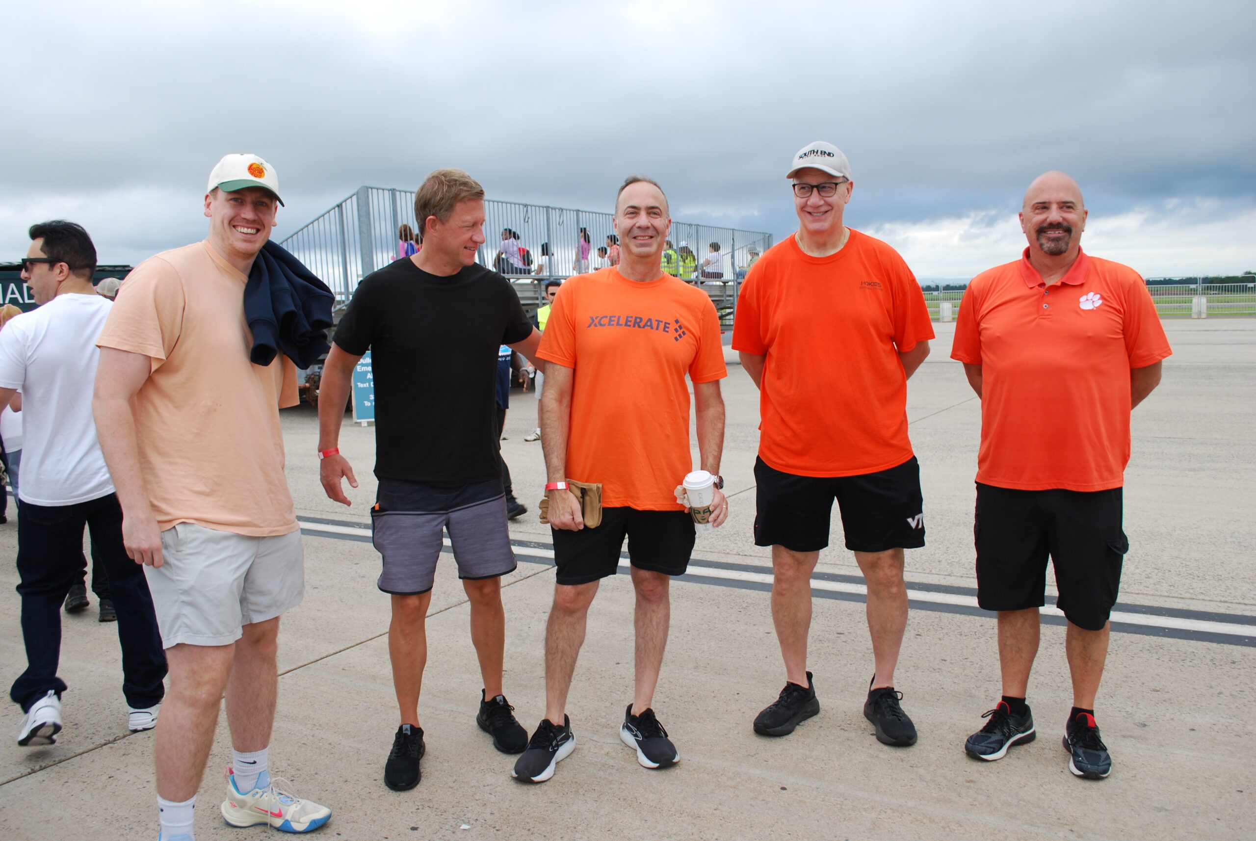 The HQ team, partners, family, friends and even Captain America pulled a United Airlines plane to raise money for Special Olympics. It was our first year and we placed 4th.